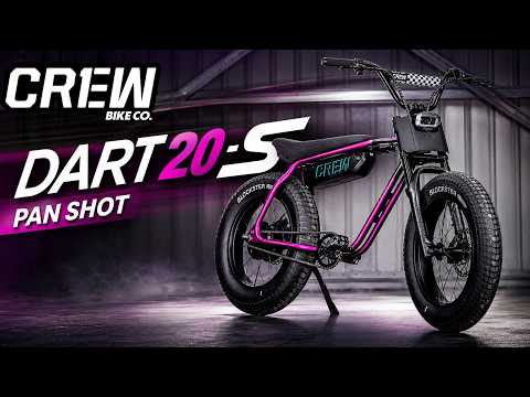  Crew Bike Co. Dart20-S Electric Bike | Pan Shot