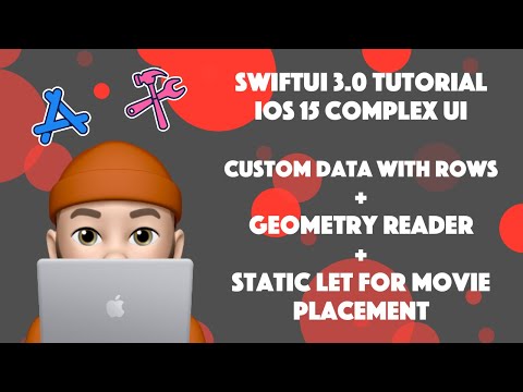 SwiftUI 3.0 - Netflix UI + Custom Data + Geometry Reader using Xcode 13