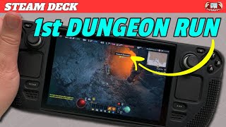 Diablo 4 on Steam Deck - 1st Dungeon Run - Medium Settings - Playable?