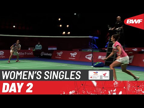BWF Uber Cup | Saina Nehwal (IND) vs Clara Azurmendi (ESP) | Group B