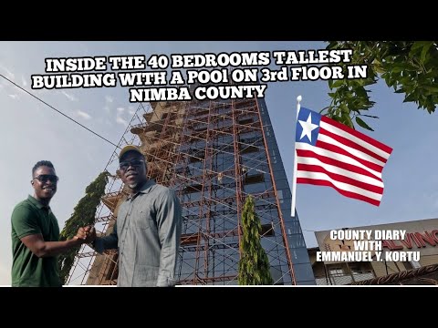 INSIDE THE TALLEST BUILDING IN NIMBA WITH 40 ROOMS IN GANTA NIMBA COUNTY LIBERIA WEST AFRICA 