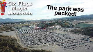MASSIVE Crowds at Six Flags Magic Mountain!