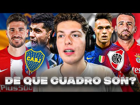 REACCION A ¿DE QUE EQUIPO SON LOS JUGADORES DE LA SELECCIÓN?