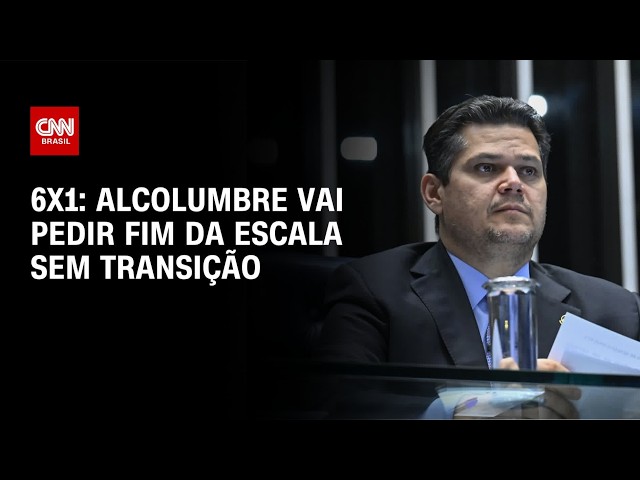 Fim da 6x1: Alcolumbre encomendou emenda para tirar período de transição | BASTIDORES CNN