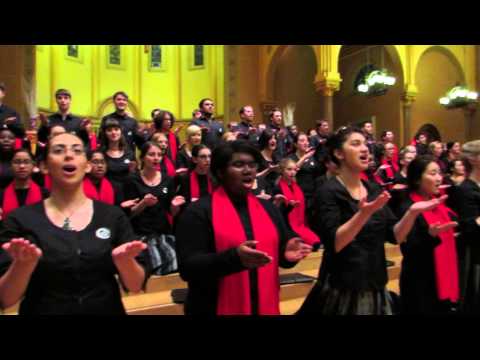 "Wairua Tapu" - Boston City Singers And New Zealand Youth Choir Sing - Boston [HD] - Dec. 2, 2013
