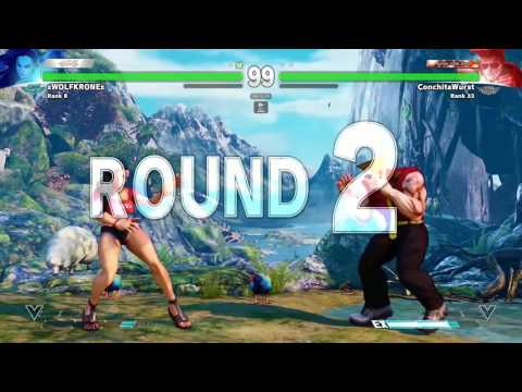 Wolfkrone (Laura) VS Chris G (Guile) SF5 RANKED MATCHES