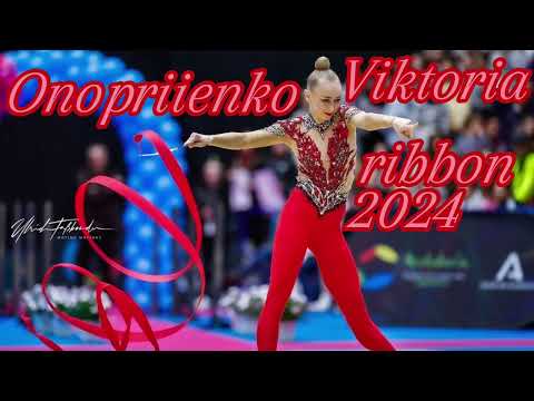 Viktoria Onopriienko Ribbon 2024 || music for rhythmic gymnastics