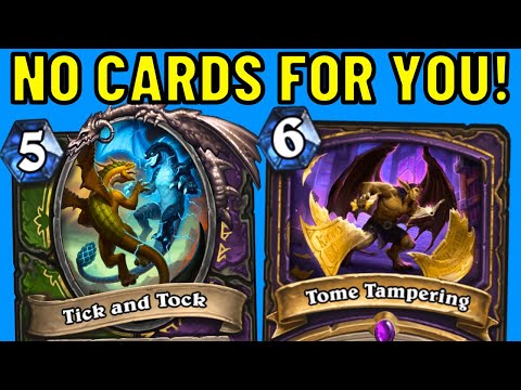 Discard ALL of the Opponent's Cards??? Tick and Tock Quest Warlock!