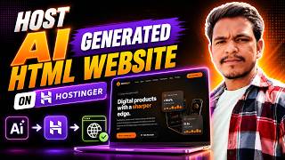 How to Host AI-Generated HTML Website on Hostinger (Step-by-Step)