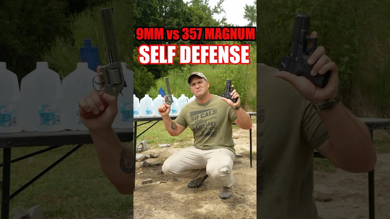 9MM vs 357 MAGNUM (Self Defense Test)