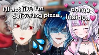 [ENG SUB] Kuzuha Spies on a 'Normal' Couple in NEWTOWN...【Nijisanji / Kuzuha / GTA / Nijisanji EN】