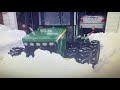 1/2 scale John Deere 9630 plowing 18 inches of snow in my driveway.