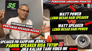 Download lagu Watt Speaker atau Watt Power Yang Besar? || Dijawab Disini ❗️Penempatan Power Terhadap Beban Speaker mp3 Download lagu Watt Speaker atau Watt Power Yang Besar? || Dijawab Disini ❗️Penempatan Power Terhadap Beban Speaker mp3