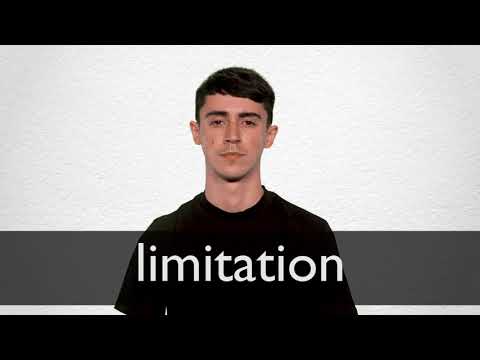 Limitation Definition And Meaning Collins English Dictionary