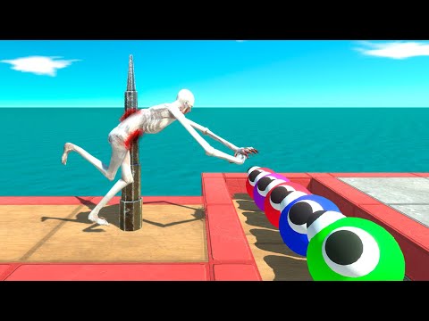 Monsters vs Spike and Lookie Trap - Animal Revolt Battle Simulator