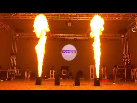 Flame Machine DMX / Review With MOKA SFX Fire Machine