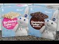 pillsbury soft baked bars birthday cake u0026 chocolate fudge brownies review