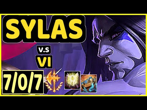 KREOX (SYLAS) vs VI - 7/0/7 KDA JUNGLE GAMEPLAY - EUW Ranked GRANDMASTER