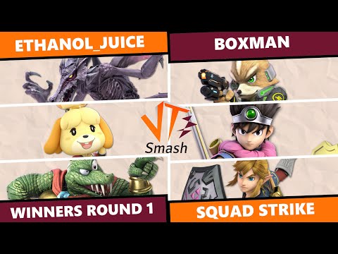 VT April Monthly: Winners Round 1 - Ethanol_Juice Vs BoxMan SSBU Squads
