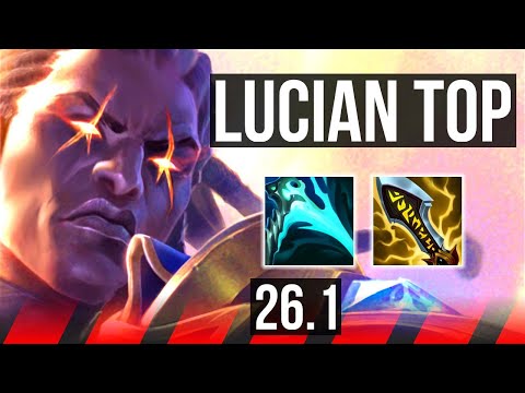 LUCIAN vs DARIUS (TOP) | EUW Master | 26.1