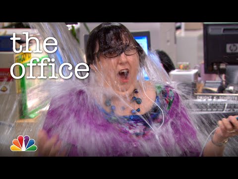 Dwight Dumps Water on Phyllis - The Office