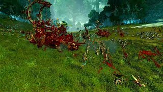 Wood Elves vs Lizardmen - 40000 Points, Epic Cinematic Battle, Total War: WARHAMMER 2