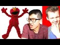 Lankybox Reacts To Tickle Me Elmo Without Fur