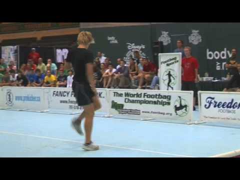 Vašek Klouda Final Routine at 2007 World Footbag Championship