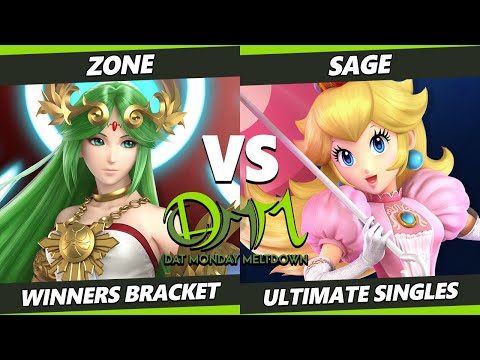 DAT Monday Meltdown 226 - Zone (Palutena) Vs. Sage (Peach) SSBU Ultimate Tournament