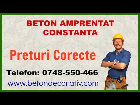 Beton Amprentat Constanta - 0748-550-466 - Oferta de Pret