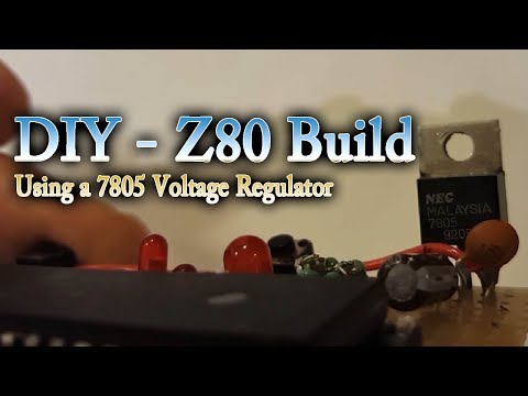Building a small Z80 computer #2 - Using a voltage regulator
