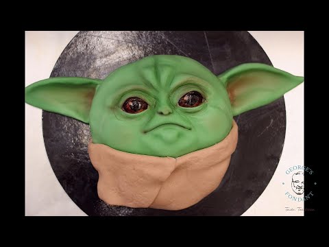 Baby Yoda Cake  - George's Fondant