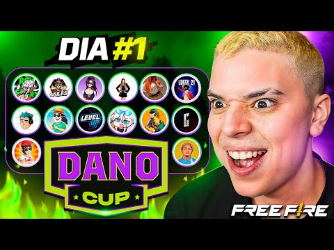 ¡DANO CUP: DIA 1 🔥 EMPIEZA EL MEJOR TORNEO DE FREE FIRE 🔥 DEJAVU - APELAPATO - TINCA - AKILES - LUAY