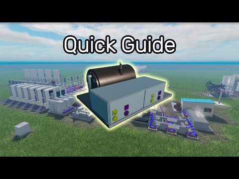How to Build a Steam Generator in Roblox Industrialist | Tutorial