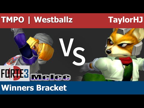 Forte 3 Melee - TMPO | Westballz (Sheik, Falco) vs TaylorHJ (Fox, Marth) - Winners Bracket