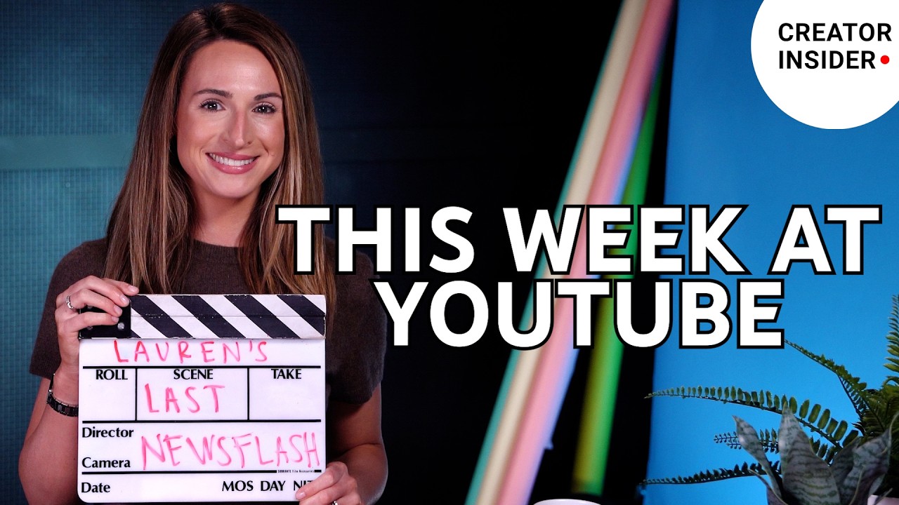 New Media Kit Insights, Nano Banana in YT Create, and Lauren's Last Newsflash!