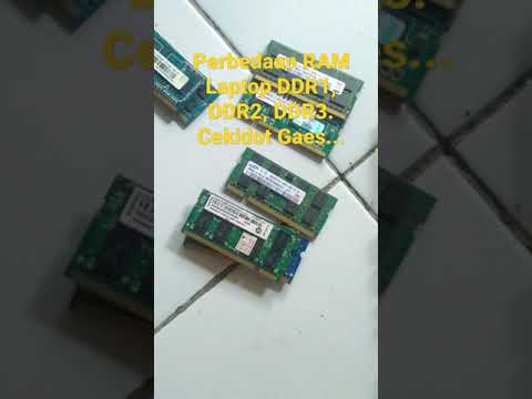 PERBEDAAN RAM LAPTOP DDR1, DDR2 & DDR3 - #Shorts