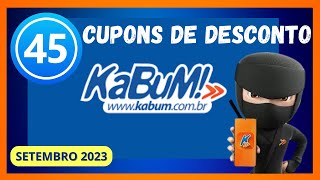 CUPOM DE DESCONTO KABUM SETEMBRO DE 2023 CUPOM KABUM SETEMBRO.