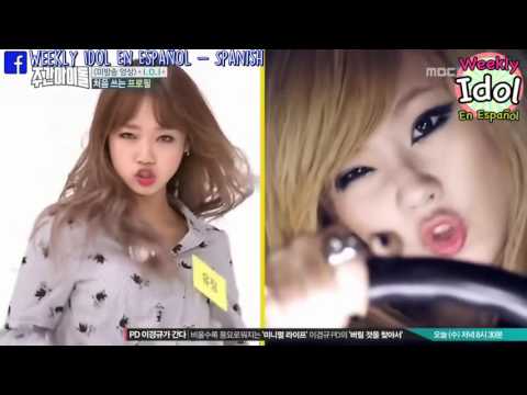 [SUB ESPAÑOL] Weekly Idol EP 275 - CUT I.O.I  161102 [HD]