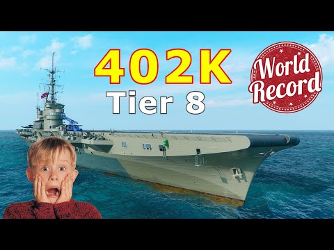 World of WarShips Colossus - 402K Damage | NEW WORLD RECORD !