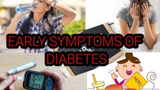 Symptoms of Diabetes| Early signs of Diabetes| Colours of life. 
