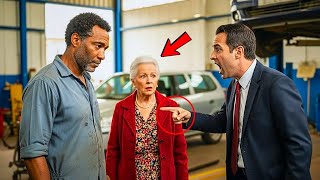 GERENTE DEMITE MECÂNICO HUMILDE POR AJUDAR IDOSA... ENTÃO DESCOBRE QUE ELA É MÃE DO DONO!