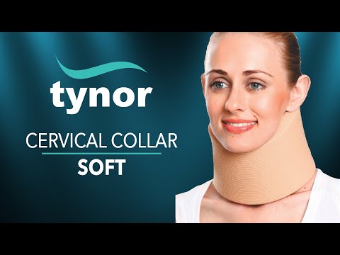 Plain tynor cervical collar, for neck support, model name/nu...