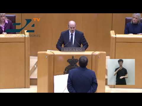 Sergio Barásoain toma posesión como senador por Navarra en sustitución de Javier Remírez