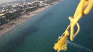 preview picture of video 'Tunisia Hammamet Parachute flying'
