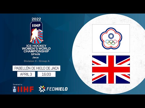 Chinese Taipei vs. Great Britain - 2022 IIHF ICE HOCKEY WOMEN’S WORLD CHAMPIONSHIP Division IIA (2)
