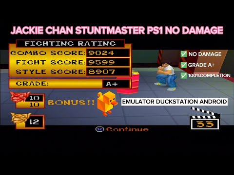 Jackie Chan Stuntmaster PS1 ( NO DAMAGE ) - Grade A+