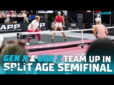 Great Hands in the Women's Pro Doubles SPLIT AGE Semifinal - Walzcak & Whitwell vs. Sewing & Lee