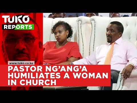 Pastor Ng’ang’a humiliates a woman in church for wearing old rubber shoes | Tuko TV