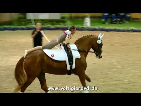Paula Waskowiak - Damen 27 - DJM Voltigieren Aachen 2017